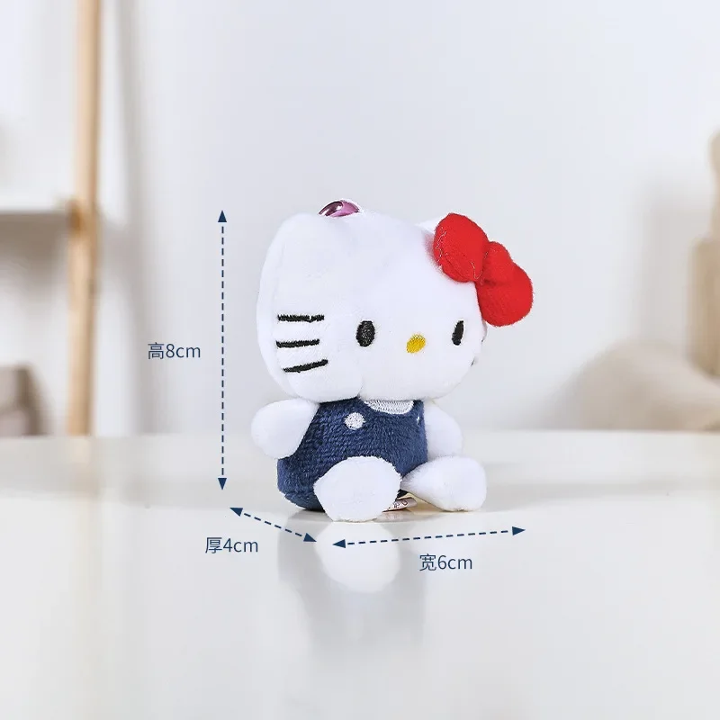 Sanrio Hello Kitty Pluszowa lalka Śliczna torba z kreskówek Zawieszka Kawaii Tornister Dekoracja Miłość Klamra Brelok Haczyk Prezenty świąteczne