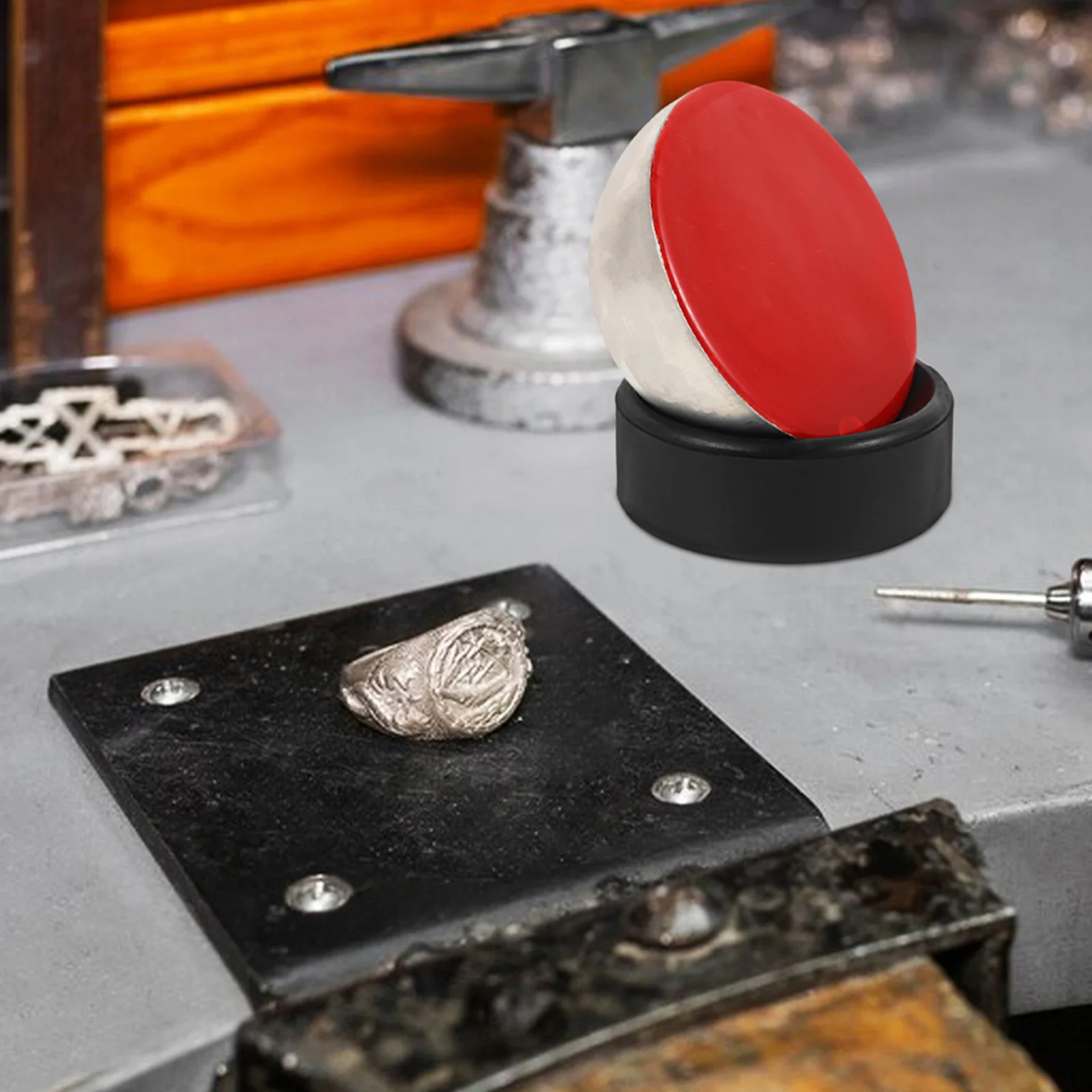 1Set Precision Inlay Tool Set 11Cm Spherical Engraving Base for Jewelry Making Stone Setting Crafting Equipment