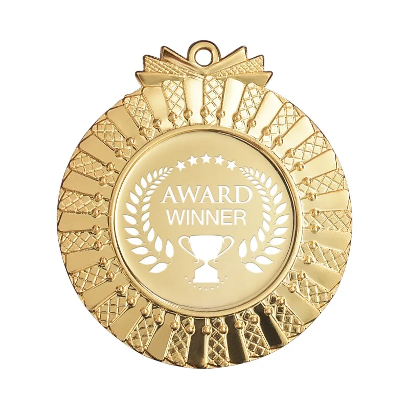 Free Customized Logo 65MM Metal Award Medals Game Sports Competition Winner Medals Souvenir for Sport Company Anniversaries