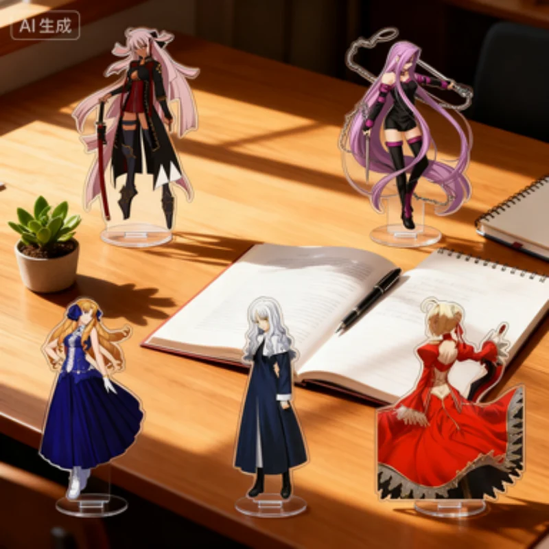 Fate stay night Unlimited Blade Works Cosplay  Ornaments Kuzuki Souichirou Desk decoration items Anime HD Acrylic Stand standing