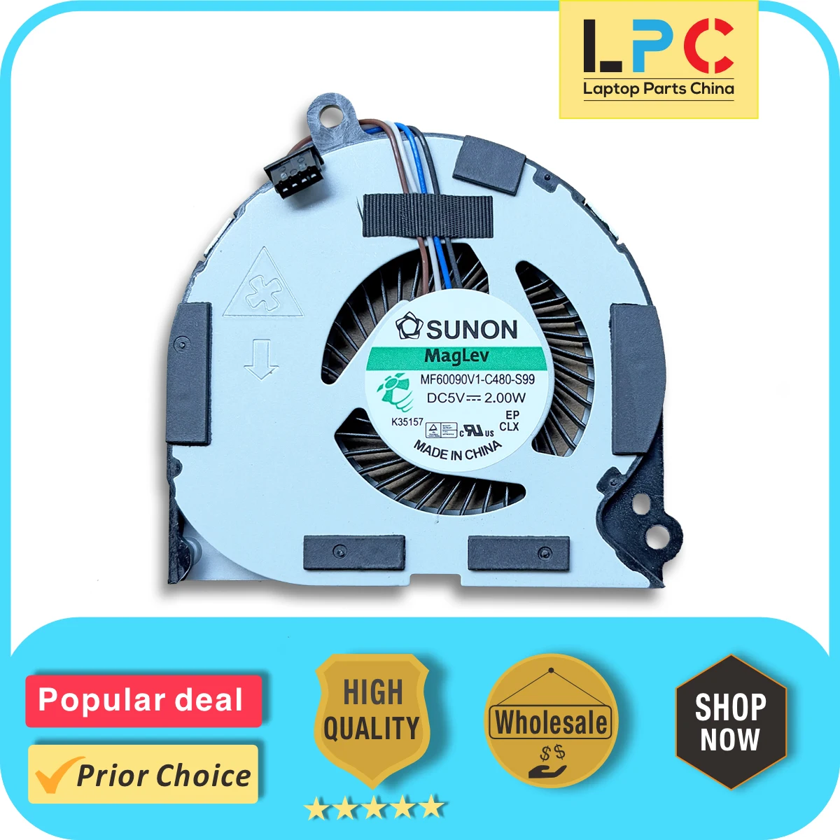 For Dell Latitude E7440 7440 E7420 E7450  Cooling Fan  Laptop Cooler Radiator Heat Sink CPU NEW Original DC 5V DC28000D7SL