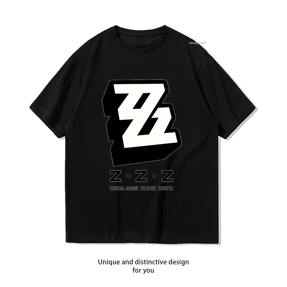 Zenless Zone Zero Game  T-shirt Woman Man Summer Cotton Printed T Shirts Player Gamer's Casual Short-sleeved Shirt couple
