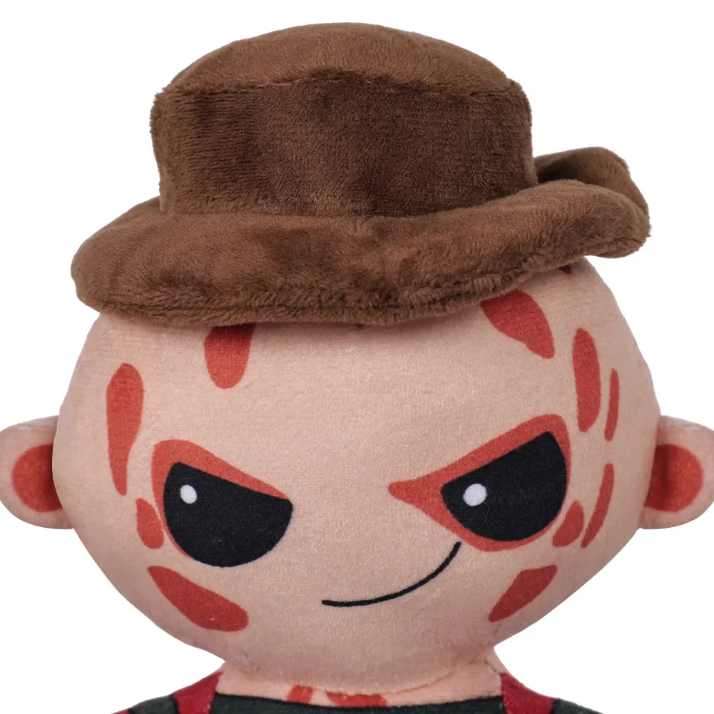 25Cm Horror Killer Freddy Krueger Pluche Knuffels Film Nachtmerrie Street Cosplay Fantasie Beeldje Rekwisieten Mascotte Xmas Verjaardagscadeau