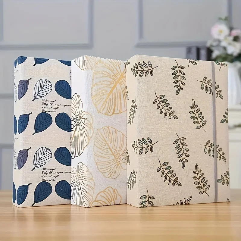 Creative Large-Capacity Family Photo Album with 200 Pockets, 6 Inch Fabric Cover. Ideal decor for home, living room and office,