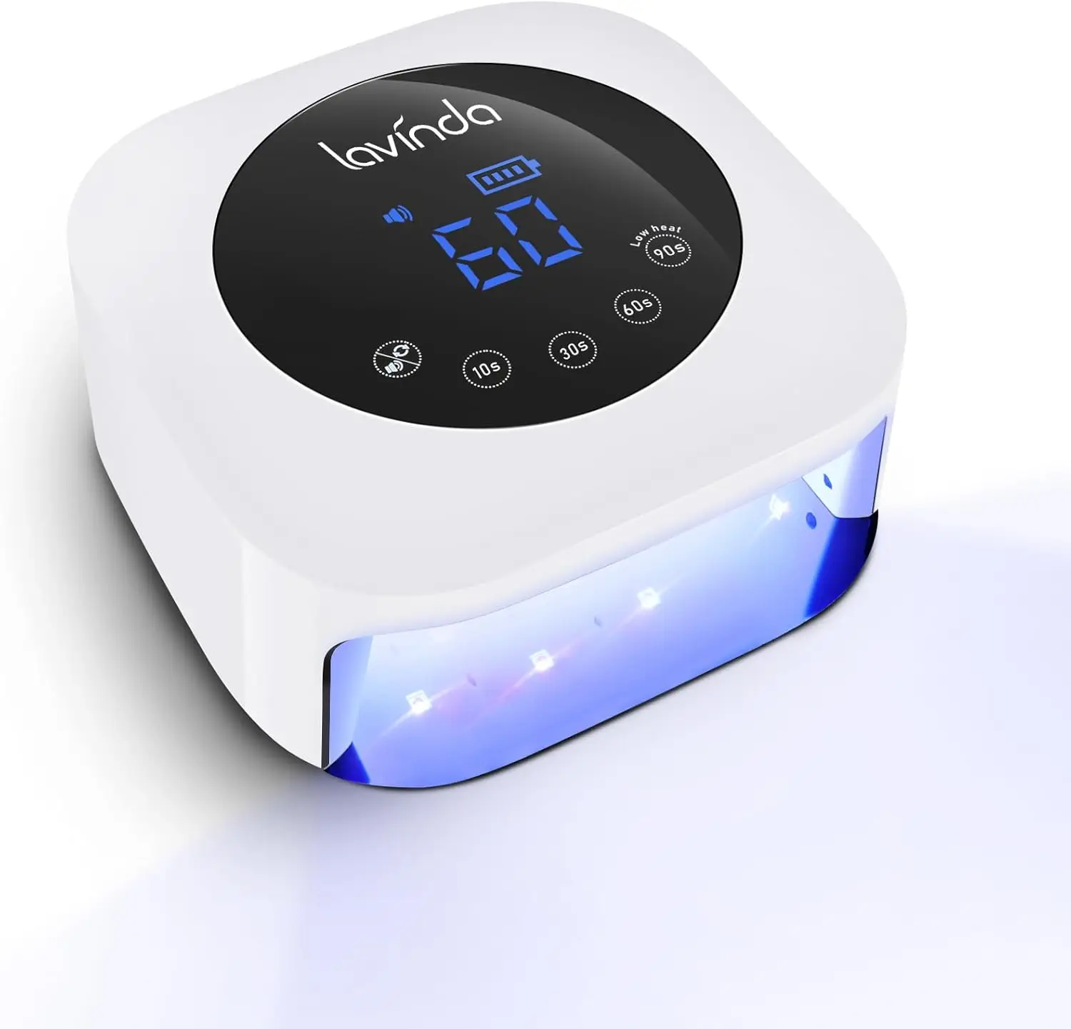 

Cordless UV LED Nail Lamp, 54W Rechargeable Gel Polish Dryer with LCD Display, Auto Sensor for Salon and Home Use