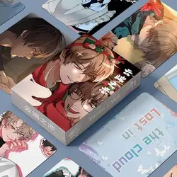 Korean Manhwa Lost In The Cloud Lomo Card Yun Duan Zhi Lian Anime Photocards 55pcs/set high quality