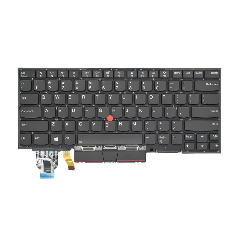 Neue layout tastatur für lenovo thinkpad x1 carbon 7. gen 9 gen9 2019 20qd 20qe 20 r1 20 r2 tastatur us hintergrund beleuchtet russisch