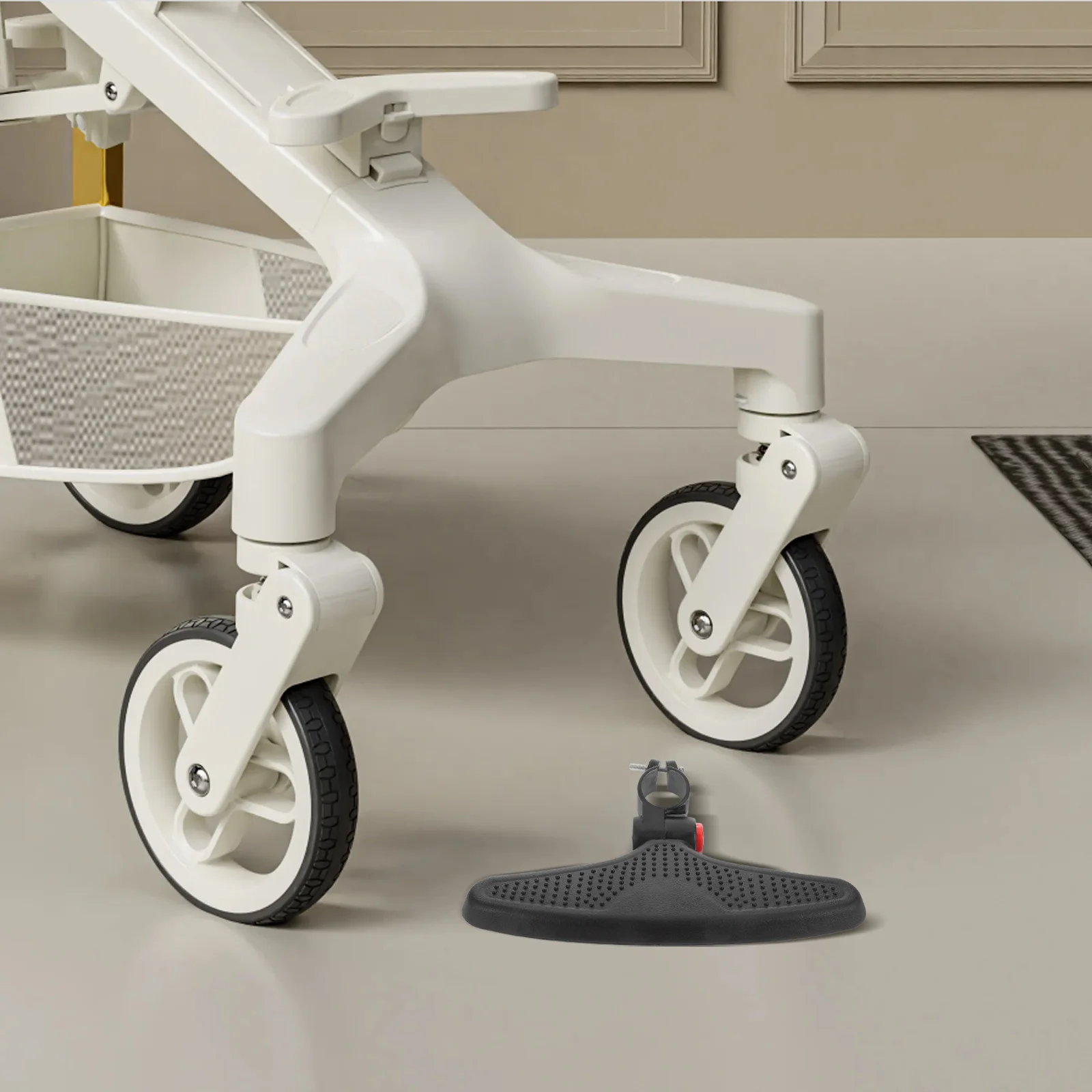 Apoio para os pés universal para carrinho de bebê, durável, melhorando, fácil instalação, descanso para pernas, viagem para bebês