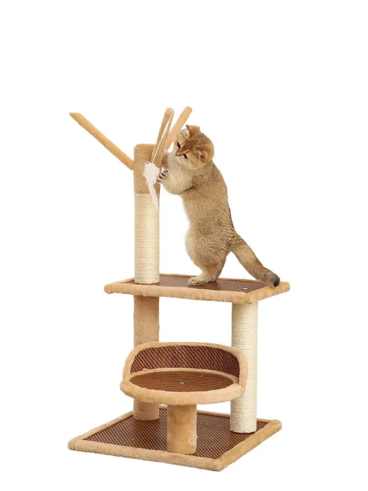 

Cat climbing frame, cat nest, tree integrated, shelf, toy jumping platform does not occupy the area of sisal column,