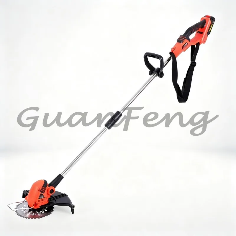 Portable Lithium Brush Grass Trimmer Set, Hand‑Held Cordless Lawn Mower for Home Daily Garden Lawn Trimming