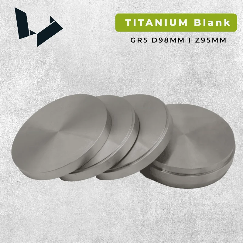 98mm Ti Milling Discs Gr5 Cad/Cam Titanium Milling Blank for dental Abutment and bar of Implants