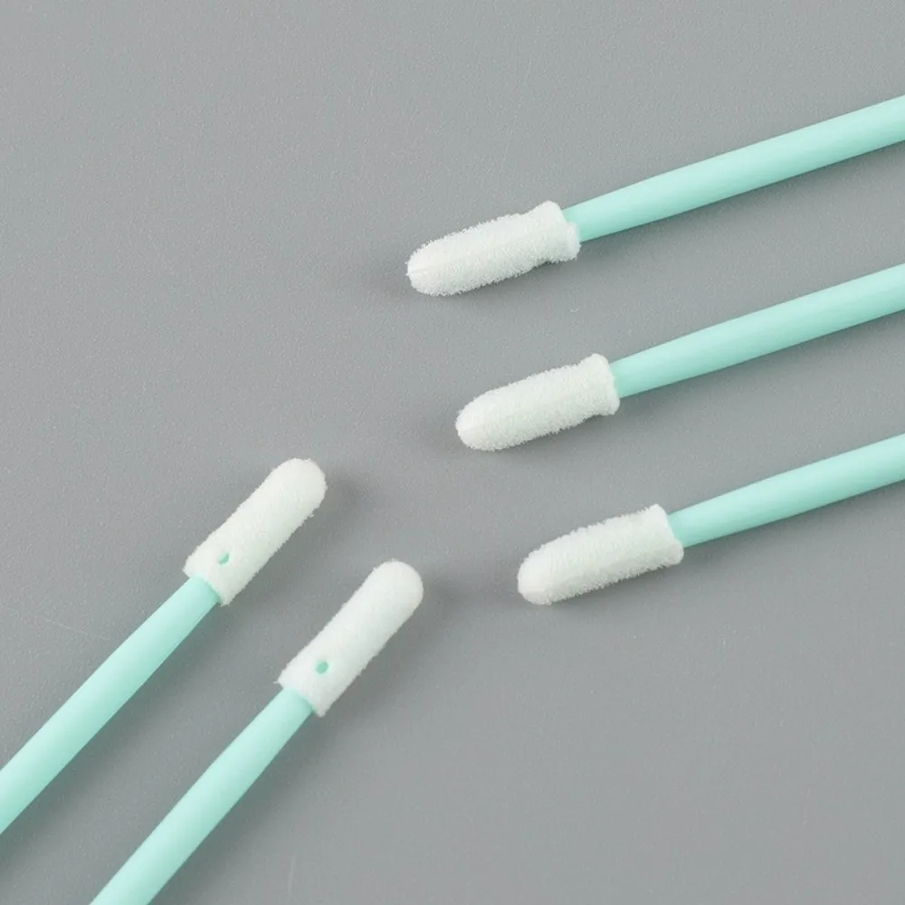 100Pcs Dust Free Digital Camera Cleaning Brush Non-Fluffy Fiber Tips Fine Cleaning Sponge Swab Plastic Handles