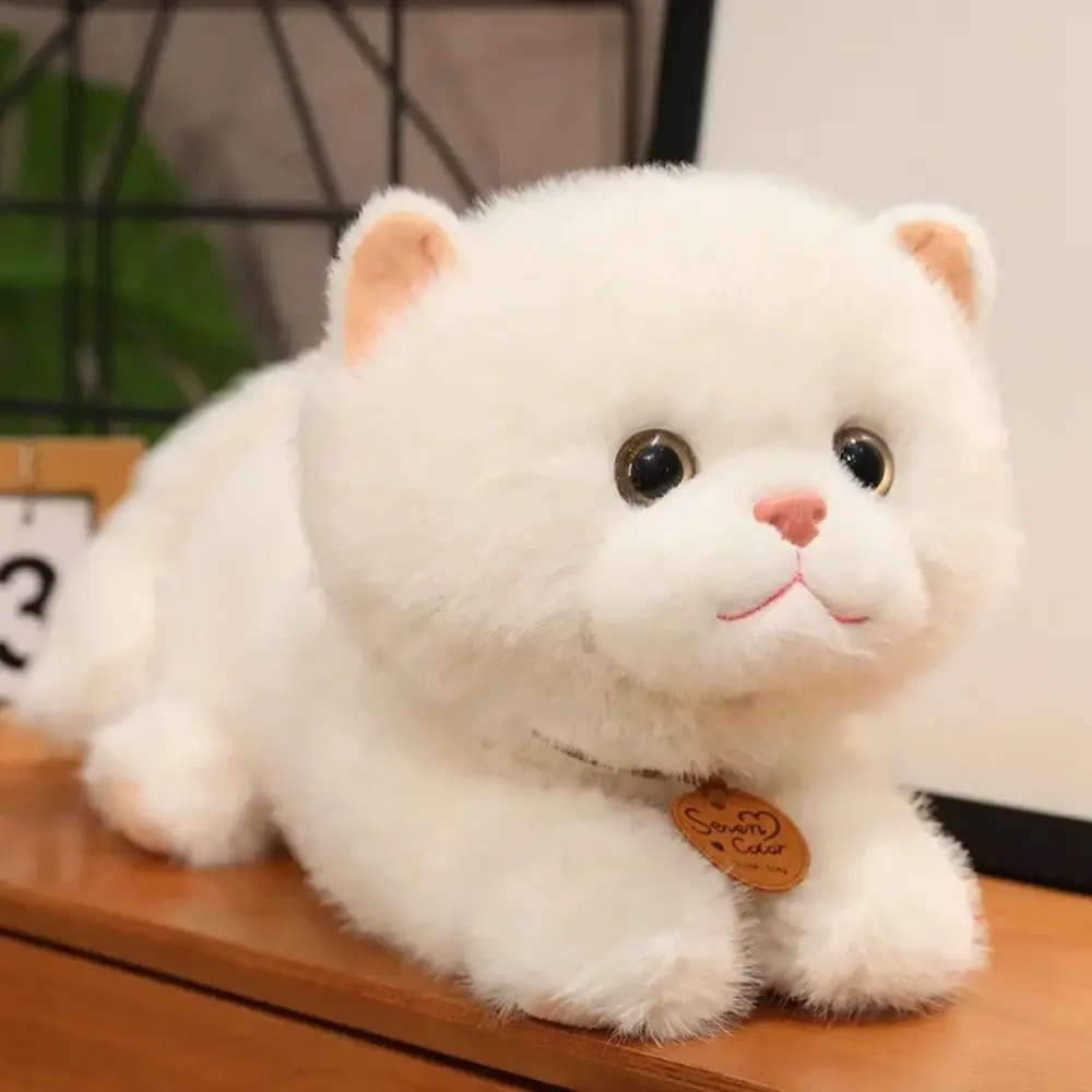 

25cm Cute Lying And Sit Cat Plush Toys Accompany Toy Stuffed Animals Doll Toy Sleep Pillow Children Birthday Gift Home Decor