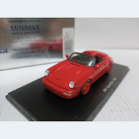 Spark 1:43 911 964 Speedster 1993 Resin Car Model Classics Adult Souvenir Gift Static Display