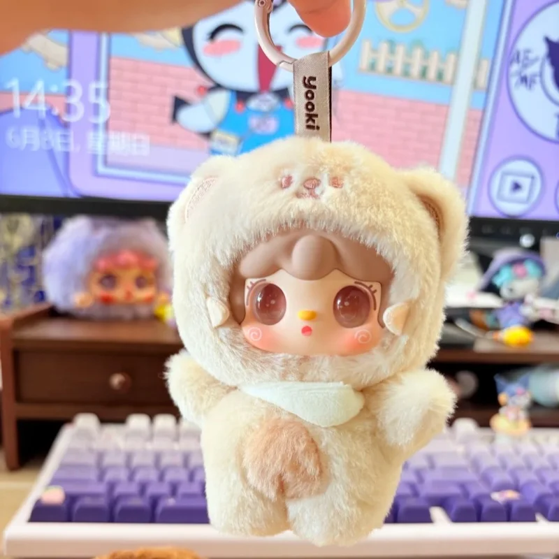 Spot Genuine Yooki Oxygen Fourth Generation Bite Bear Series Blind Box Plush Toy Bag Pendant Birthday Gift Desktop Ornament