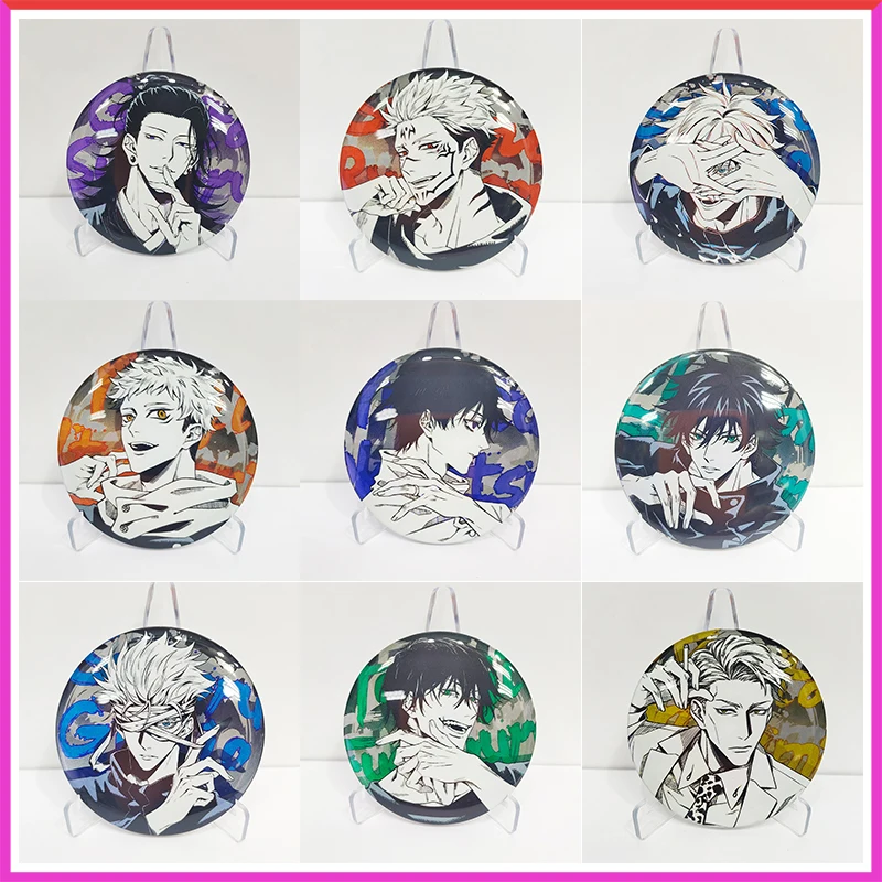 

Anime Jujutsu Kaisen Rare Refraction Game Badge Nanami Kento Fushiguro Megumi Toys for boys Collectible Cards Birthday Present