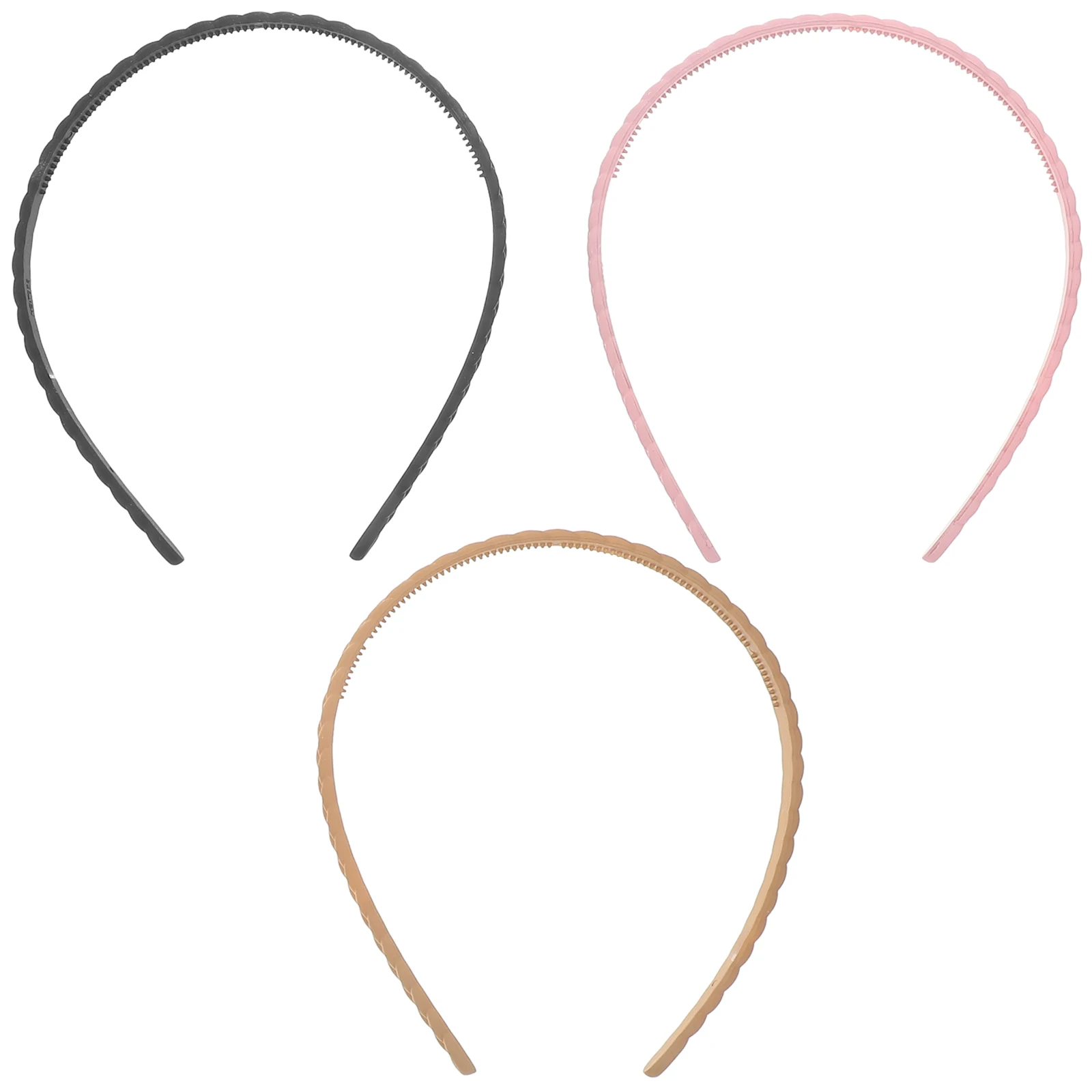 

3 шт., матовые повязки на голову для девочек и женщин, весенне-осенние аксессуары для волос, прочная легкая повязка для волос из смолы