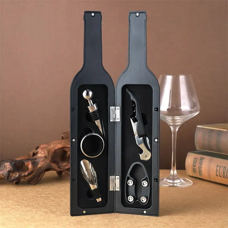 3/5 Pieces Wine Opener Set for Wine Lovers Creative Wine Set Coffret à Tire-bouchon pour Amateurs de Vin