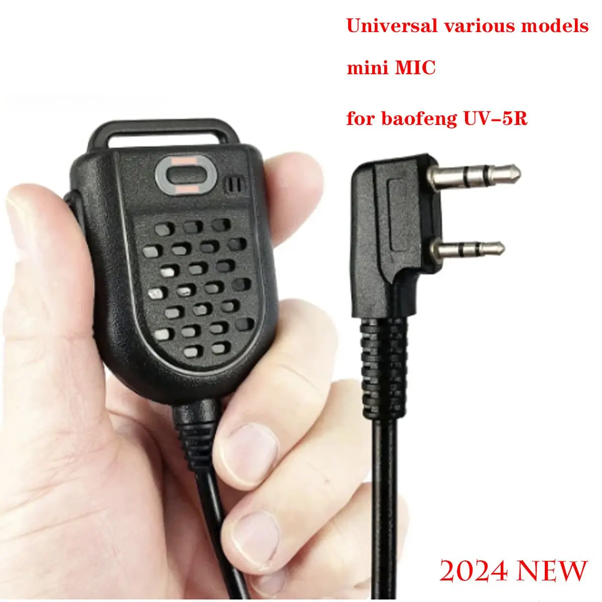Mini HYT Walkie Talkie PTT LED Mikrofon z głośnikiem na ramię do radia dwukierunkowego KENWOOD TK-3107 BAOFENG BF-888s UV-5R GT-3TP