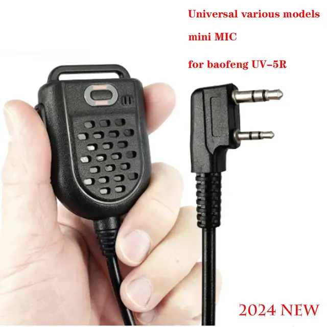 Mini HYT Walkie Talkie PTT LED Mikrofon z głośnikiem na ramię do radia dwukierunkowego KENWOOD TK-3107 BAOFENG BF-888s UV-5R GT-3TP