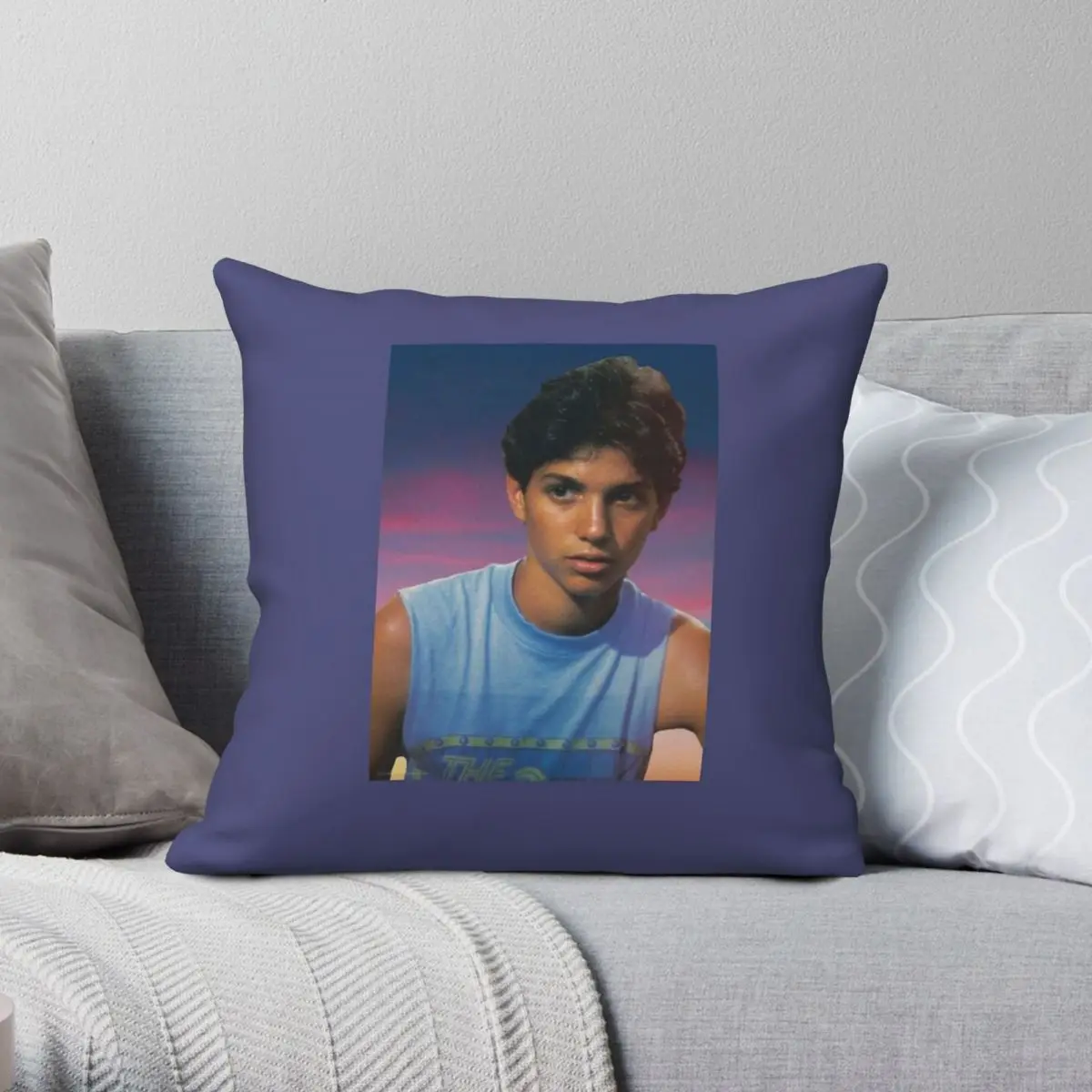 Ralph Macchio Karate Kid Pillowcase Polyester Linen Velvet Pattern Zip Decorative Throw Pillow Case Car Cushion Case