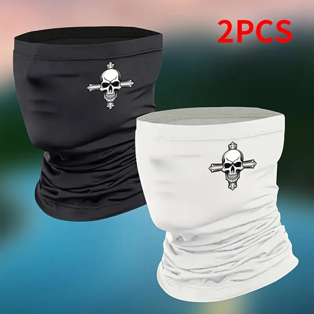 

2 шт./1 шт., ветрозащитная и пылезащитная многофункциональная маска для лица для занятий спортом на открытом воздухе, чехол для шеи, лыжная маска, платок, дышащая