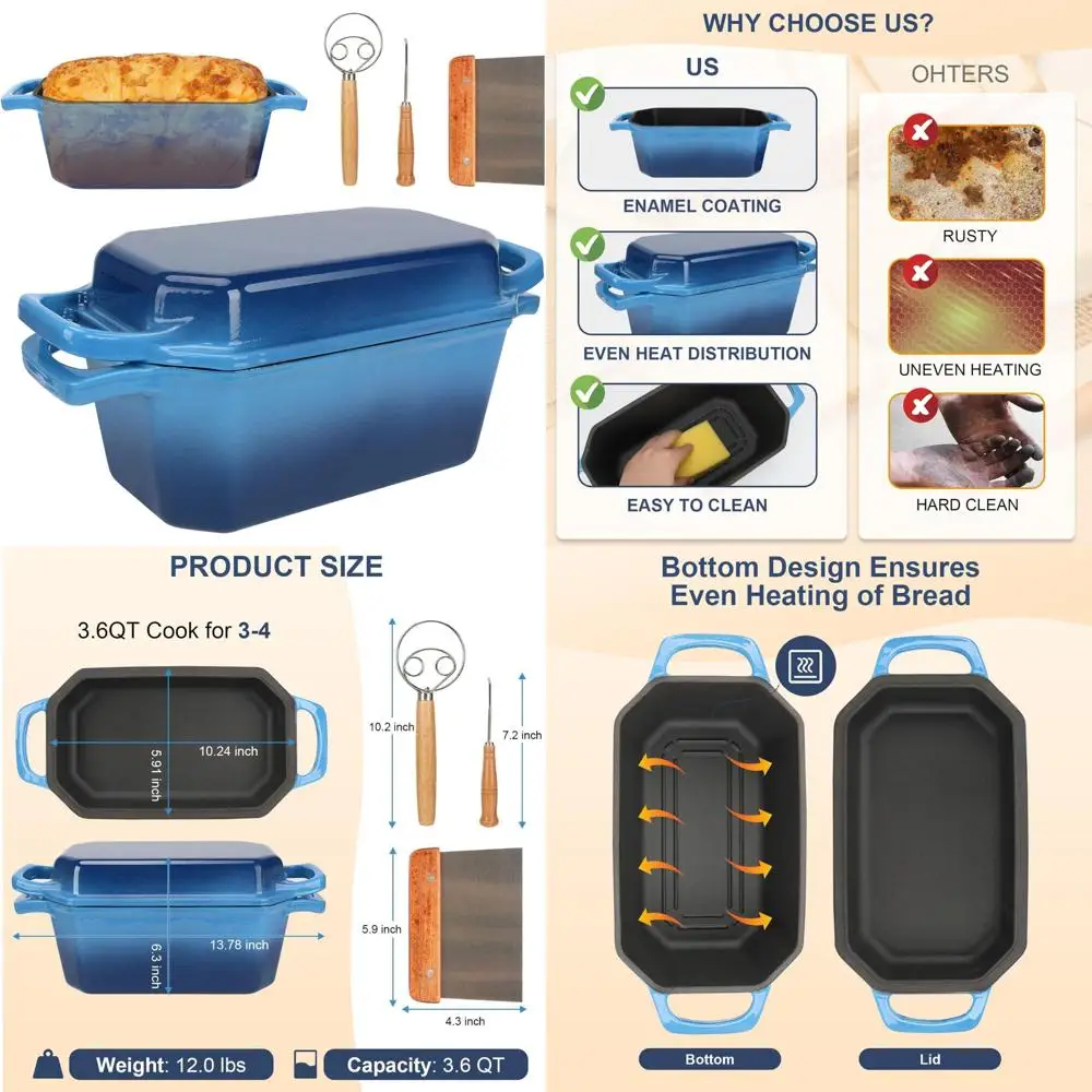 forno-olandese-in-ghisa-blu-con-coperchio-per-padella-per-pani-pre-temperati-e-tecniche-culinarie-qualificate