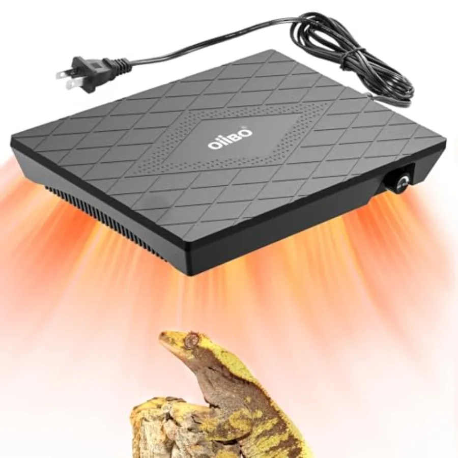 

Reptile Heating Panel Temperature Adjustable Reptile Heat Panel for Terrariums Energy Efficient and Non-Light Heater for Reptil