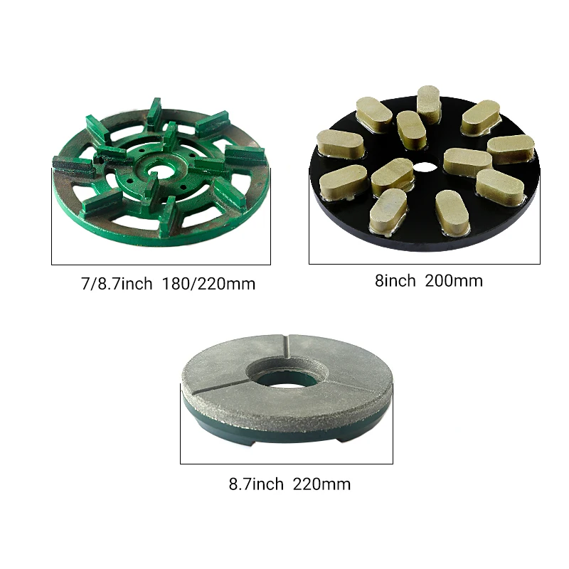 Stone special polishing grinding disk granite marble plate diamond iron plate black and white polishing disc grinding tool