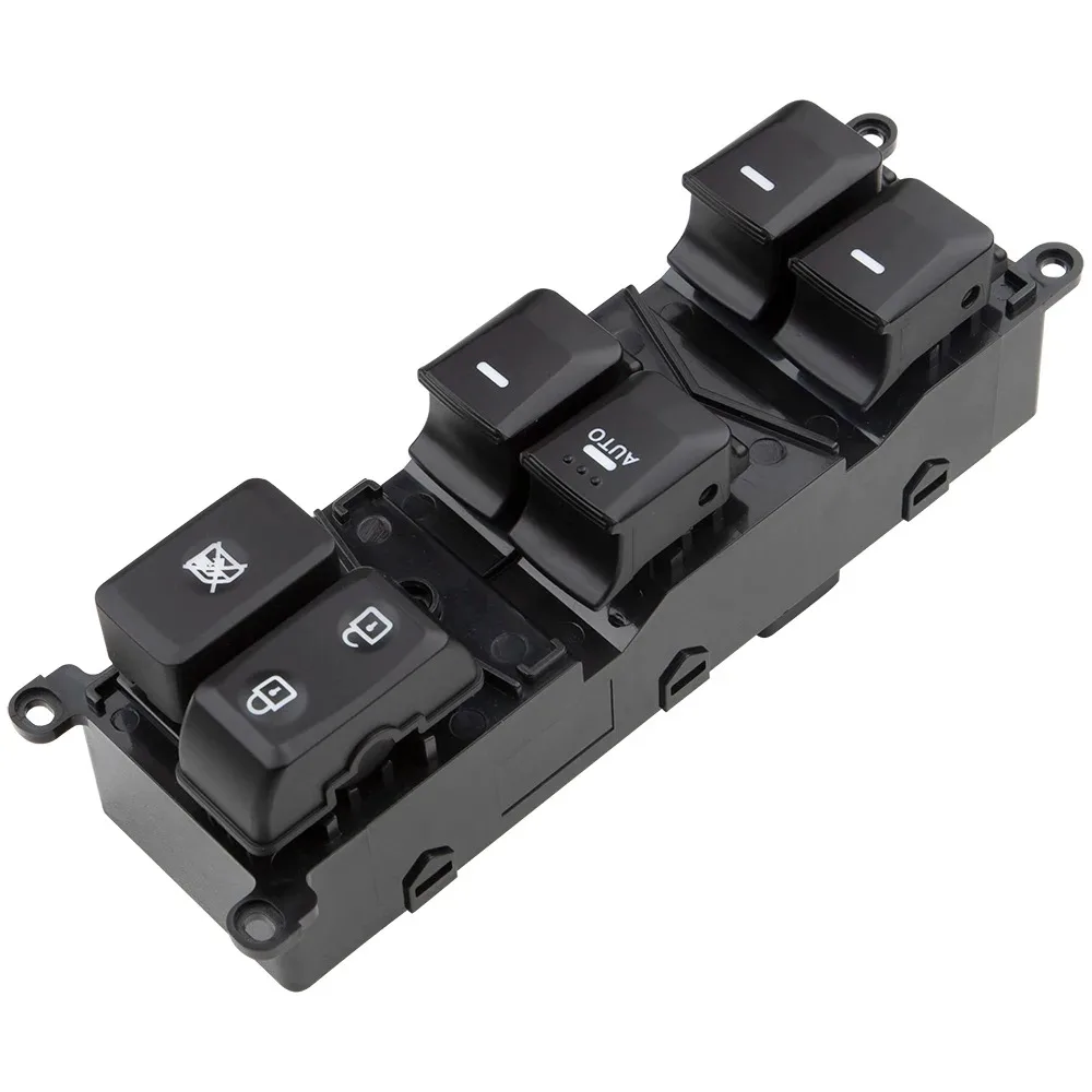 93570-1W155 935701W155 16 Pins Front Left Electric Master Control Power Lifter Window Switch  For Kia Rio (4Door) 2012-2015