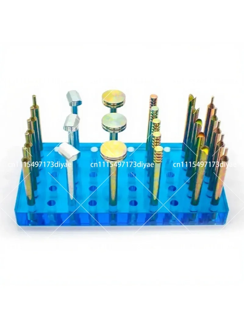 26PCS High Precision Dop Sticks Set 6mm×65mm, Gemstone Faceting Grinding Compound Stick