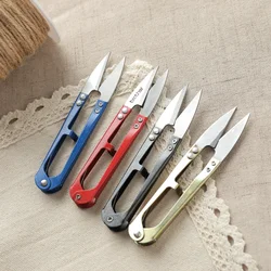 Small Sharp U Shape Sewing Scissors Cross Stitch Stitch Hand DIY Thread Cutting Tailor Scissors Sewing Supplies