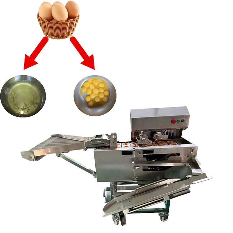 Food Grade 304 Stainless Steel Automatic Egg Separator Engine Driven Bakery Machine Separate Egg White Yolk Liquid Egg