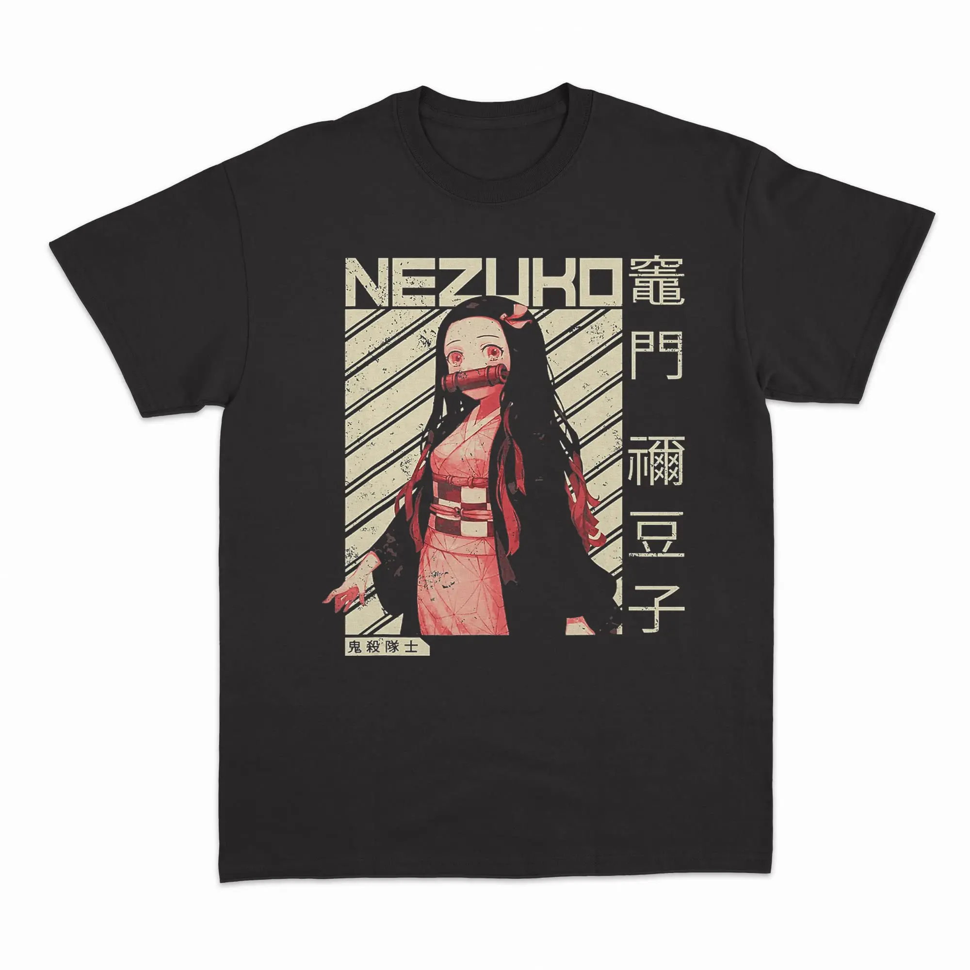 

Japanese Super Hot Anime Demon Slayer Blade Charcoal Jiro Printed Short Sleeve Round Neck Men's and Women's Pure Cotton T-shirt