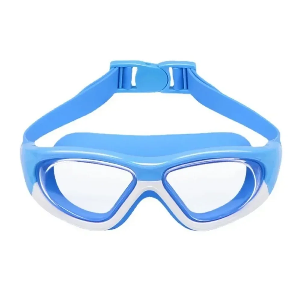 Schutzbrille für Jungen und Mädchen, die Schwimmen lernen, beschlagfrei, großer Rahmen, bequemes Silikon für Pool-Strandtraining – Detail 6