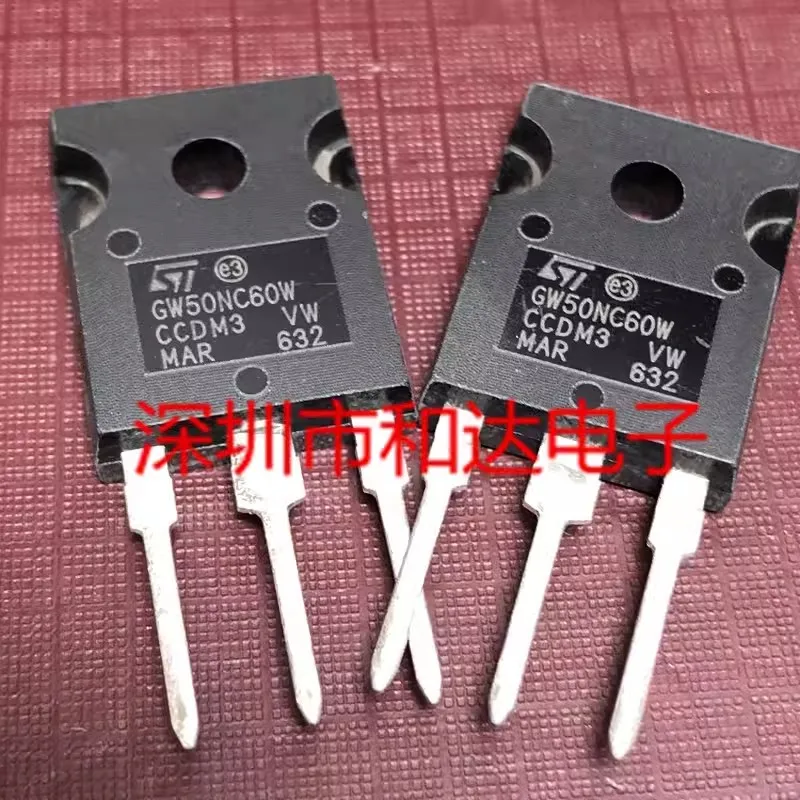 

10PCS-50PCS GW50NC60W STGW50NC60W TO-247 Original In Stock