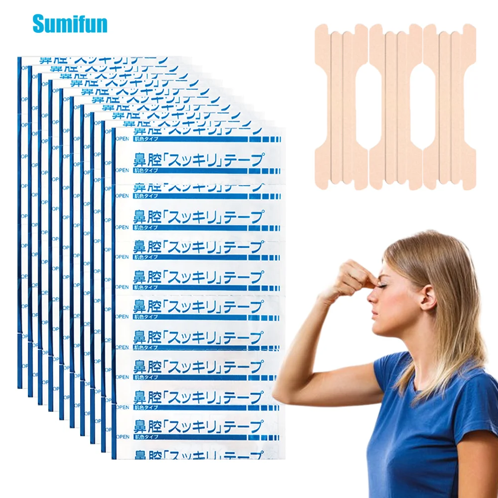 20/50/100Pcs Sumifun Rhinitis Patch Treatment Cold Stuffy Nasal Congestion Medical Plaster Antipruritic Throat Soothing Sticker