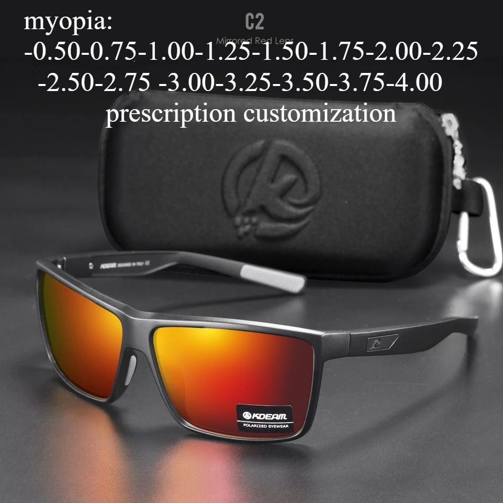 

60 мм-135 мм Новые HD очки для вождения Спорт на открытом воздухе Поляризованные солнцезащитные очки по рецепту на заказ