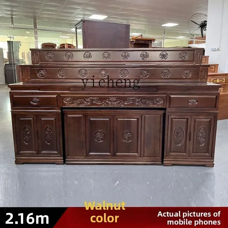 FZ Shrine Offering Table Shrine Incense Zhongtang Shrine Cabinet Household New Chinese Offering Table