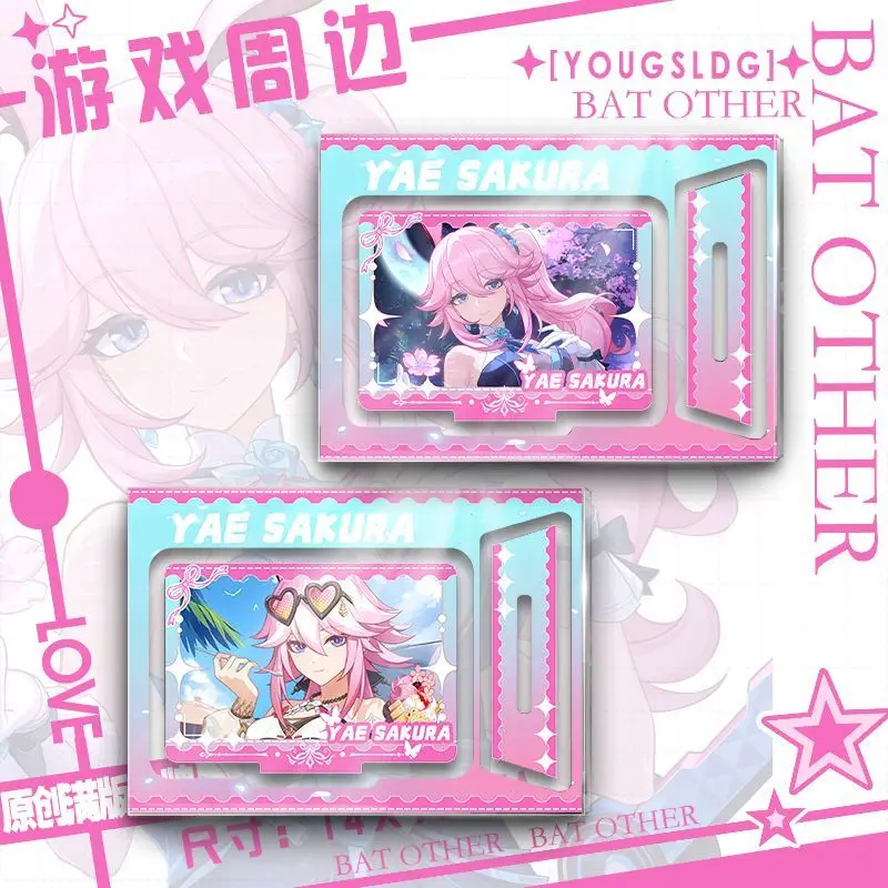 

Game Honkai Impact 3 Yae Sakura Cosplay Anime Acrylic Standing sign Collection Desk Decoration Ornament Accesorios gift