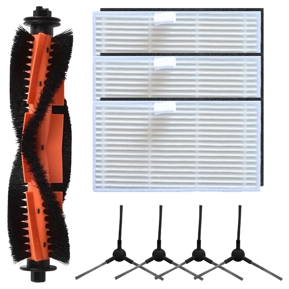 Complete Set Main Brush Side Brushes and Filters for MOVA for s800 E20 E20 Pro For Trouver E20 Robotic Vacuum Cleaner