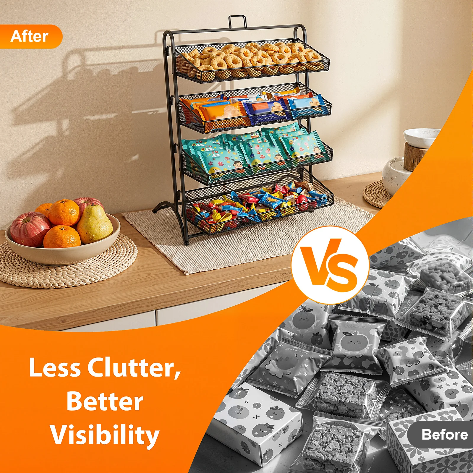 رف عرض متين بأربعة مستويات للب - مراجعة Home Gym Organization وسعره