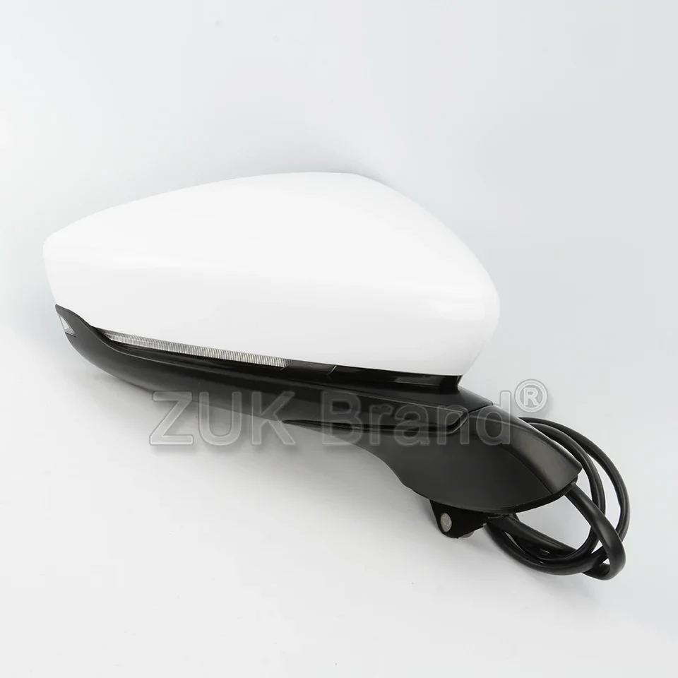 ZUK Car Outside Door Rearview Side Mirror Assy For Mazda 3 Axela 2020 2021 Sedan 8-PINS With Turn Light Heated Electric Folding