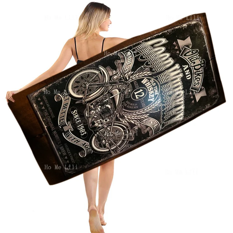 Good Whiskey Metal Tin Sign Motorbike Garage Home Badge Quick Drying Towel By Ho Me Lili Fit For Fitness