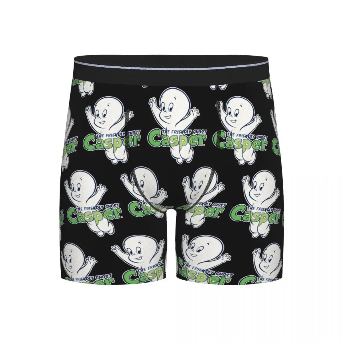 

Long Boxer Underpants Shorts The Friendly Ghost Casper Panties Men Comfortable Underwear for Homme Man Boyfriend Gift