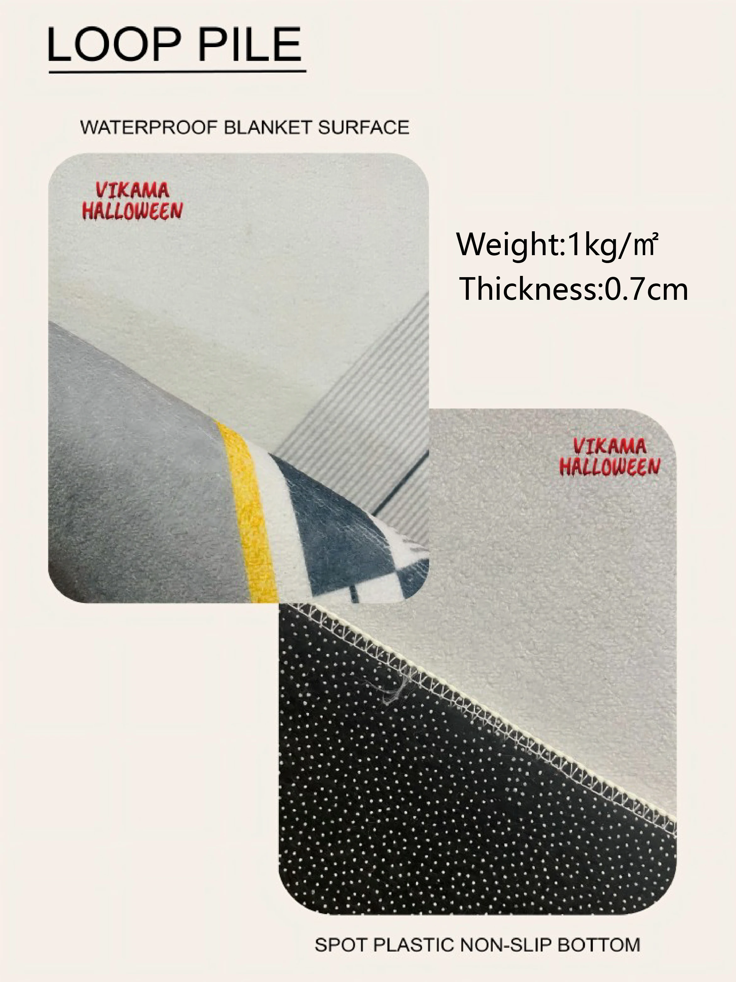 VIKAMA-alfombra geométrica colorida y sencilla, moderna, para sala de estar, sofá, mesa de centro, alfombra antideslizante, fácil de limpiar, decoración del hogar