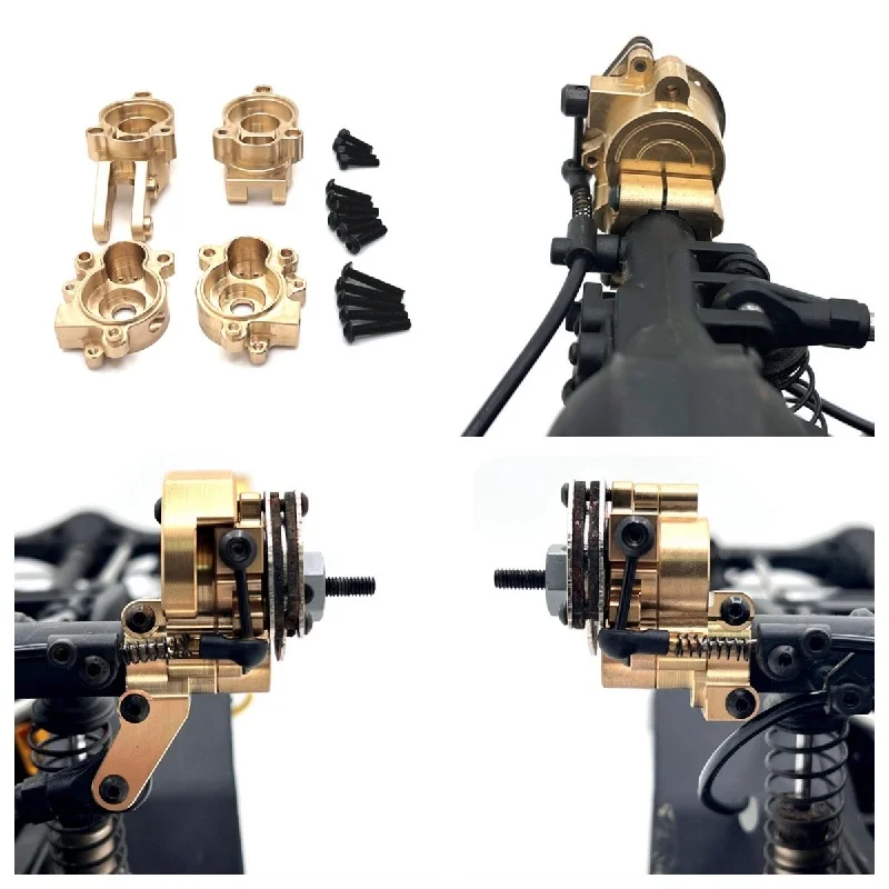 

YK4106 YK4107 1/10 YK4106 YK4107 Yikong remote control car parts upgrade brass rear axle cup gear cover