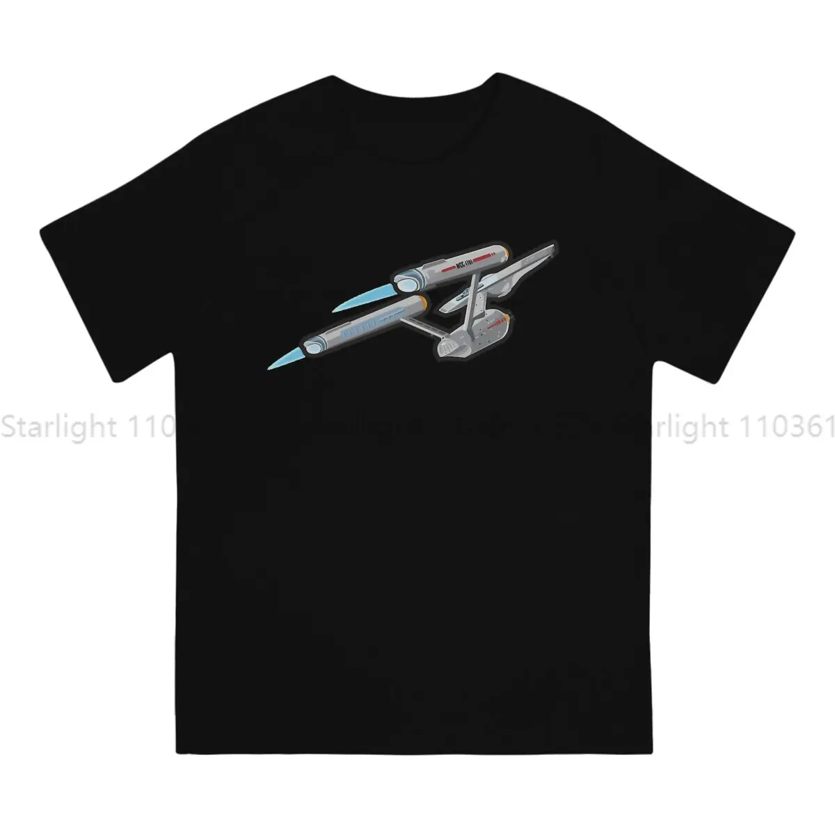 Enterprise TShirt For Male Starr Trrekk Clothing Novelty T Shirt Soft