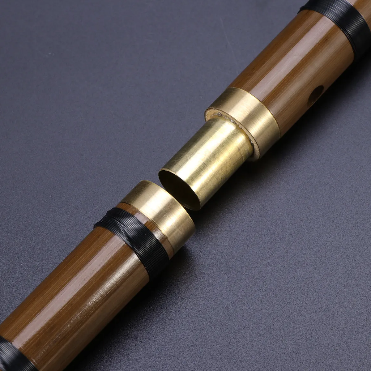 Bamboo Flute Hand Carved Yello - Musical Instrument Fife 评论和价格