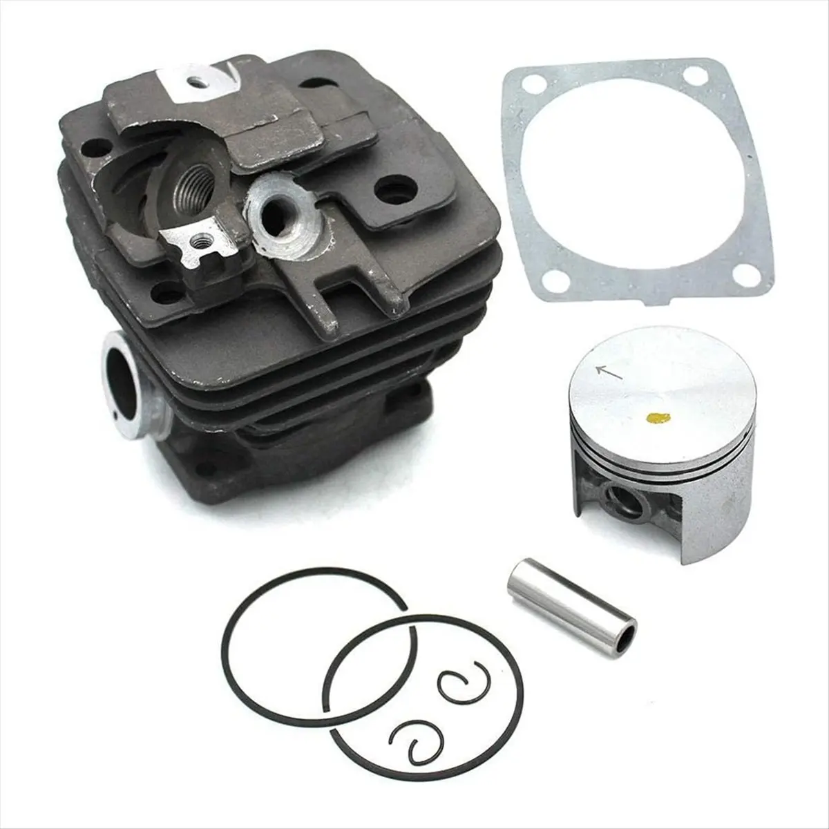 Replacement 47mm Cylinder Piston Kit for MS360 MS361 Chainsaw, 1135 020 1202 1210, Piston Rings & Pin
